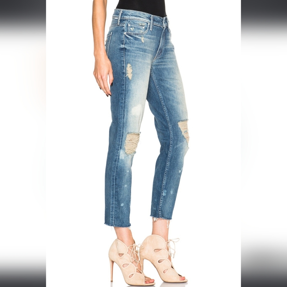 Mother The Dropout Fray in Reckless Jeans Size 29 - Picture 3 of 9